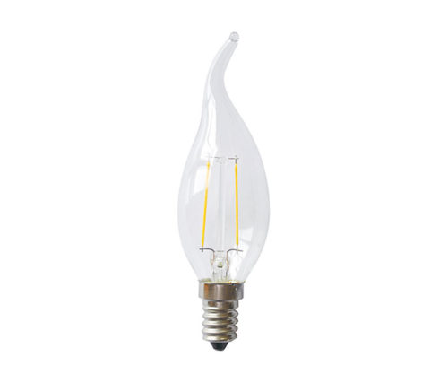 Bombillas candelabro LED regulables, Sigalux E12, 40 W, bombillas de  lámpara de araña, CA10, punta de llama, bombillas de luz de vela, 2700 K,  blanco
