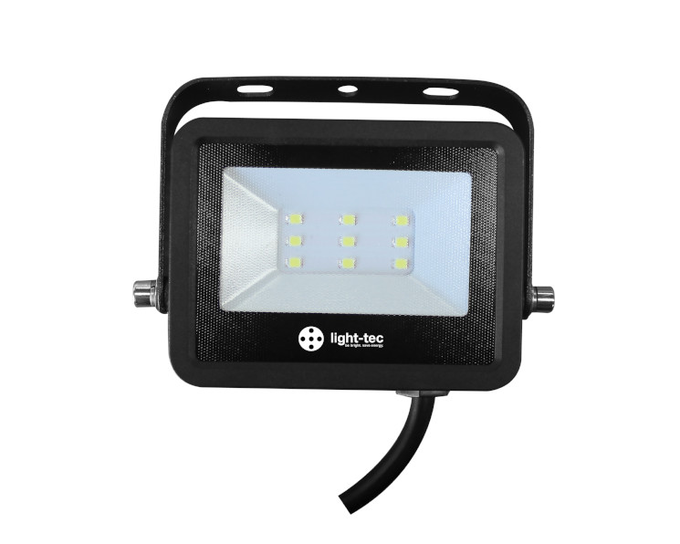 L001412] LAMPARA LED TIPO REFLECTOR 10W WW NEGRA LIGHT-TEC