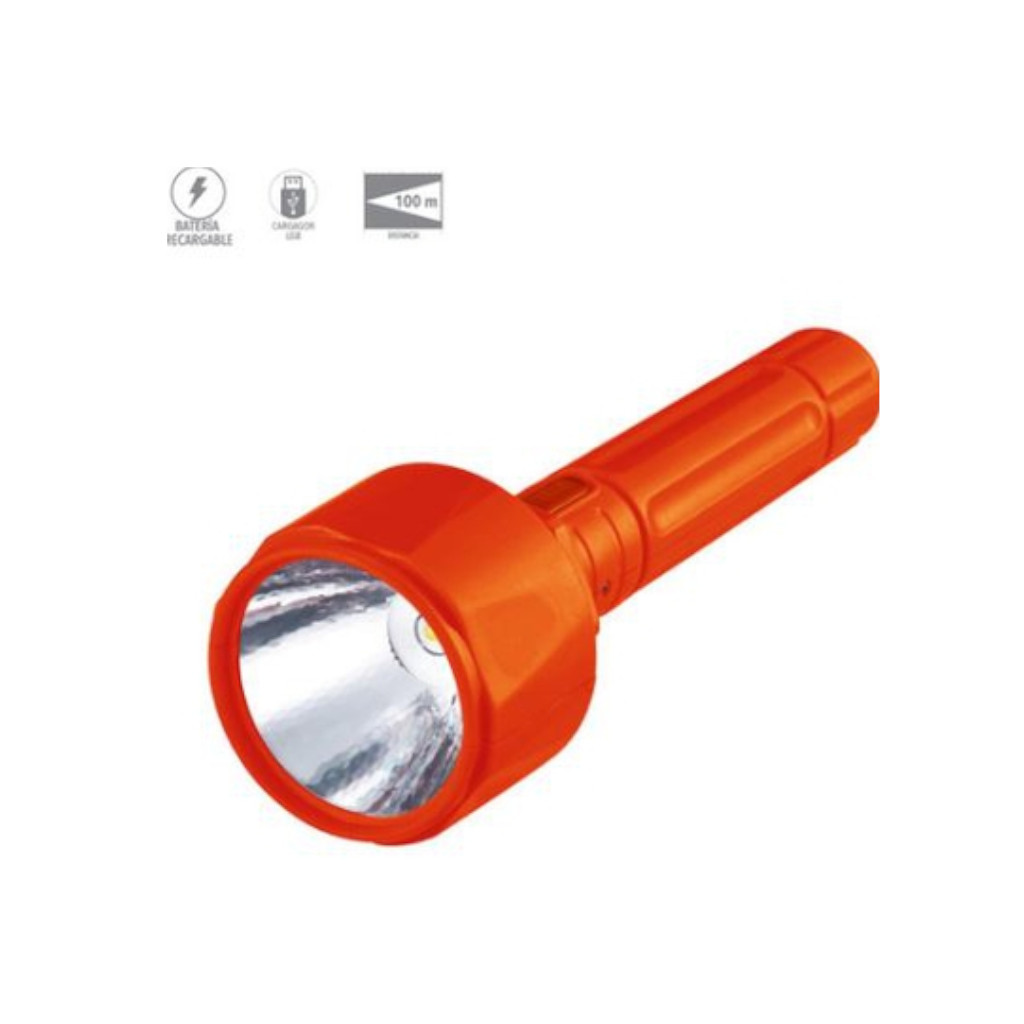 Lampara linterna led de bolsillo 3W USB Karpatools - Suministros Urquiza