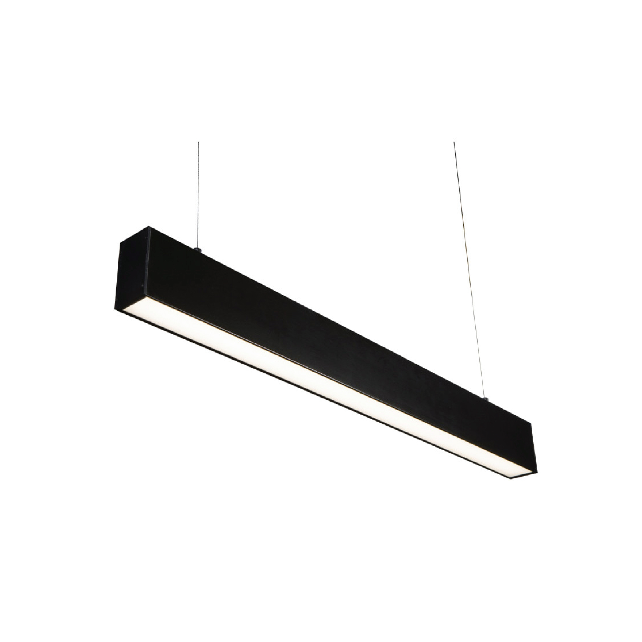 [L002231] LAMPARA LED LINEAL NEGRA P/SOBREPONER 36W MV 4100K LIGHT-TE