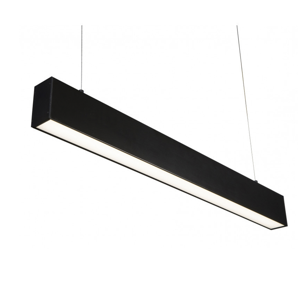 [L002242] LAMPARA LED LINEAL NEGRA P/SOBREPONER 36W MV 6000K LIGHT-TE