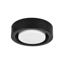 [L002249] LAMPARA DE TECHO REDONDA 11 PULG. S/B NEGRA LC
