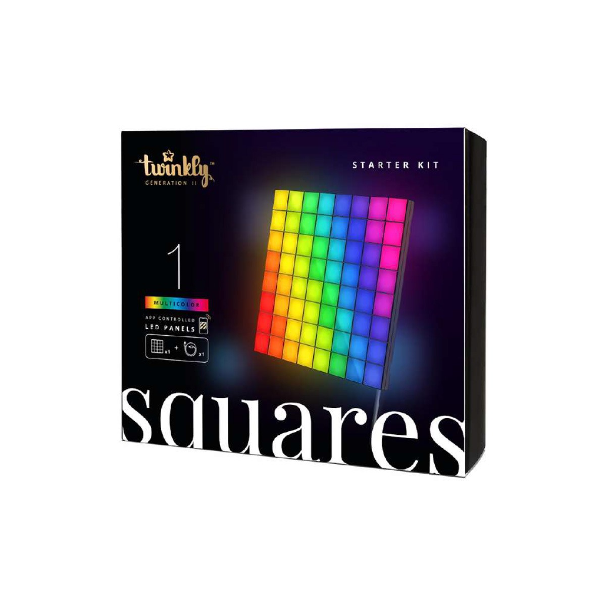 [L002333] PANEL LED CUADRADO 1 EXTENSION DE BLOQUES RGB MV TWINKLY