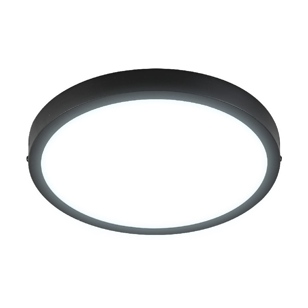 [L002398] LAMPARA LED PARA TECHO REDONDA 24W DL NEGRA TECNO LITE
